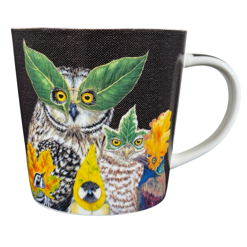 Vicki Sawyer Masquerade Party Owl And Friends Mug PPD