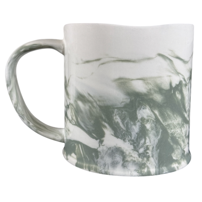 Marbled Letter "T" Monogram Initial Mug Anthropologie