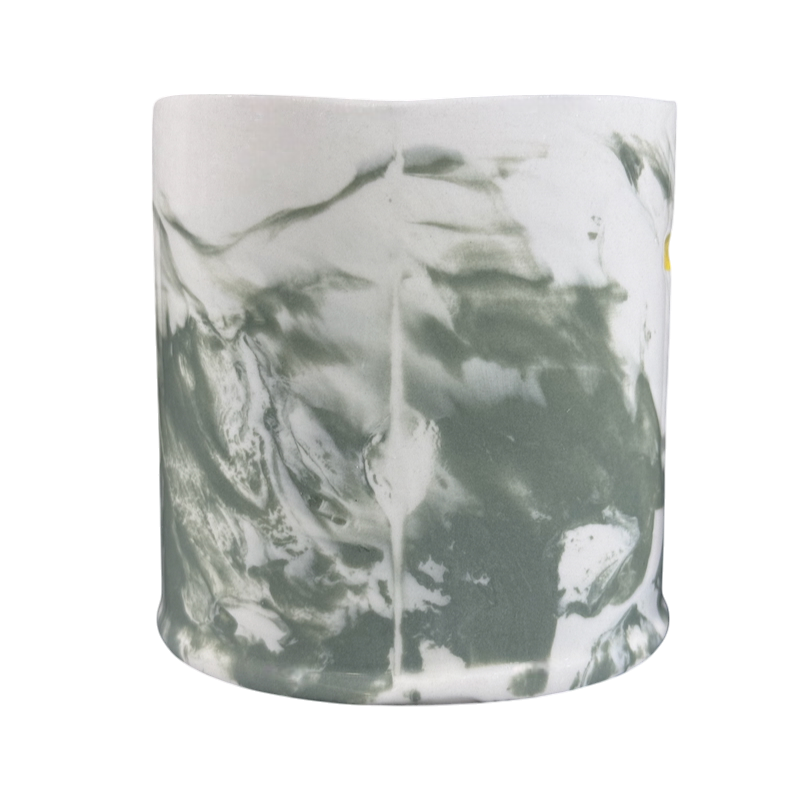 Marbled Letter "T" Monogram Initial Mug Anthropologie