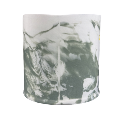 Marbled Letter "T" Monogram Initial Mug Anthropologie