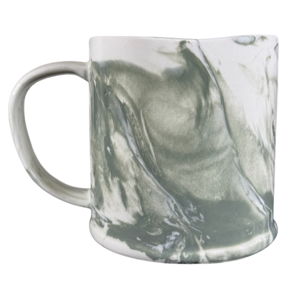 Marbled Letter "A" Monogram Initial Mug Anthropologie