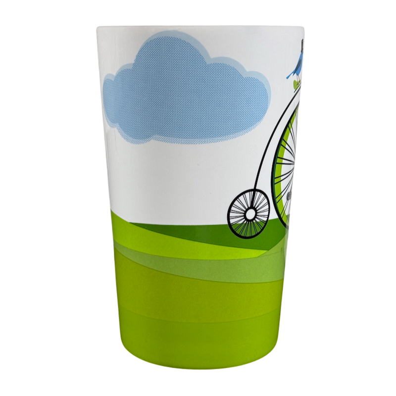 Penny Farthing Bicycle & Blue Bird Tall 16oz Mug Starbucks