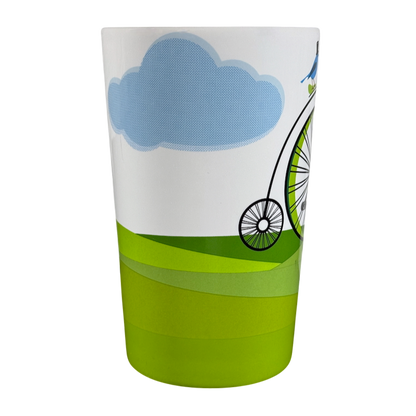 Penny Farthing Bicycle & Blue Bird Tall 16oz Mug Starbucks