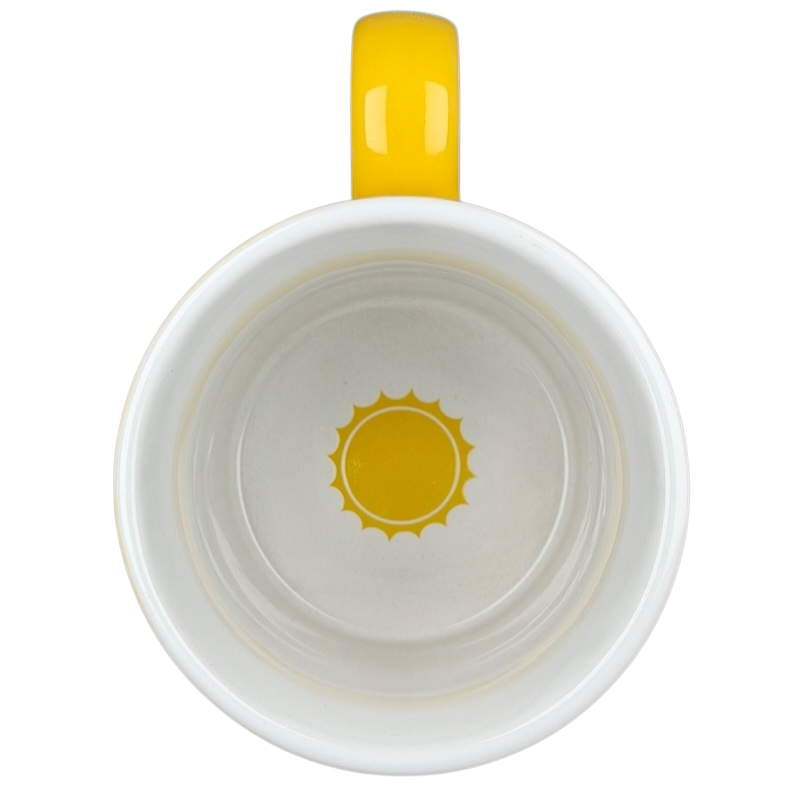 Good Morning Sunshine Yellow Mug With White Interior Love Your Mug
