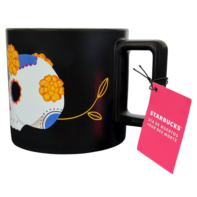 Dia De Muertos Day of the Dead Sugar Skull 14oz Mug 2024 Starbucks