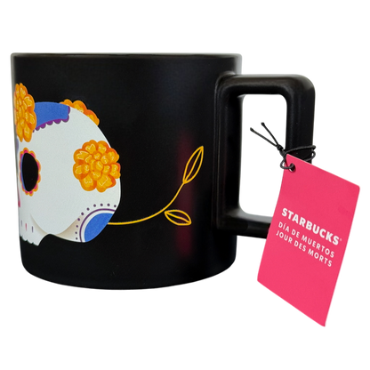 Dia De Muertos Day of the Dead Sugar Skull 14oz Mug 2024 Starbucks