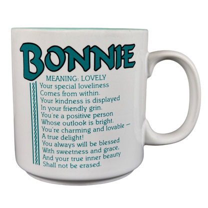 BONNIE Poetry Name Green Interior Mug Papel