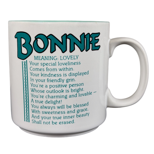 BONNIE Poetry Name Green Interior Mug Papel