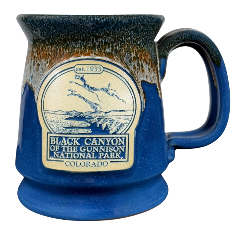 Black Canyon Of The Gunnison National Park Colorado Mug 2013 Deneen Pottery