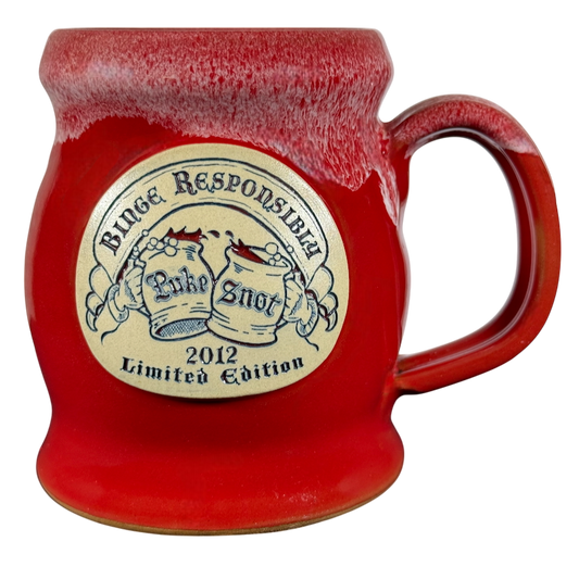 Puke Snot Binge Responsibly Limited Edition Mug 2012 Deneen Pottery