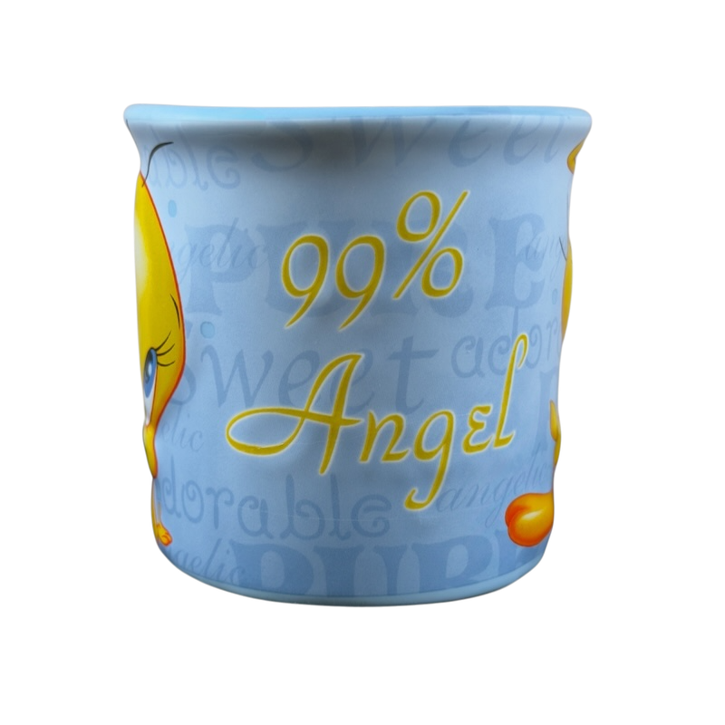 Tweety Bird 99% Angel Embossed Mug Warner Brothers