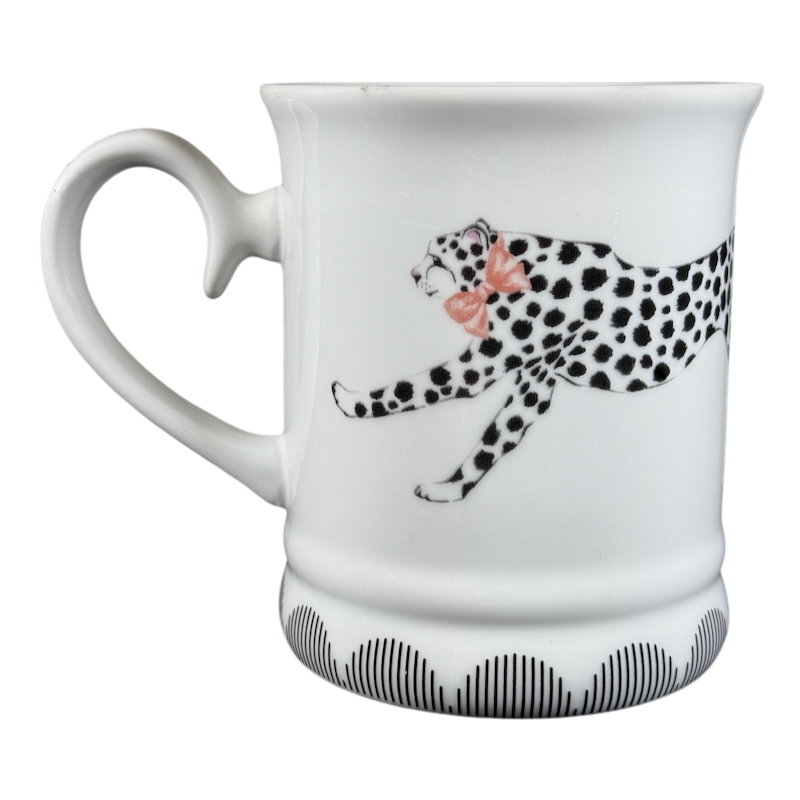 Hello Gorgeous Leopard Mug Yvonne Ellen Studio London Magenta