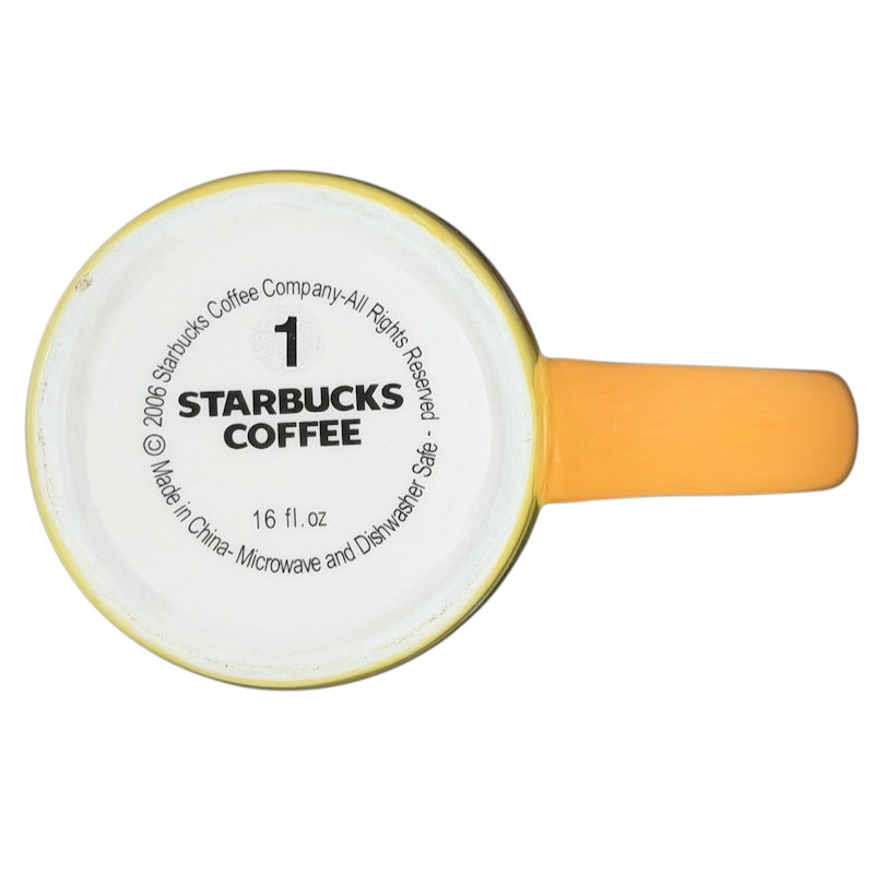 Summer Daisy Latte 16oz Mug 2006 Starbucks