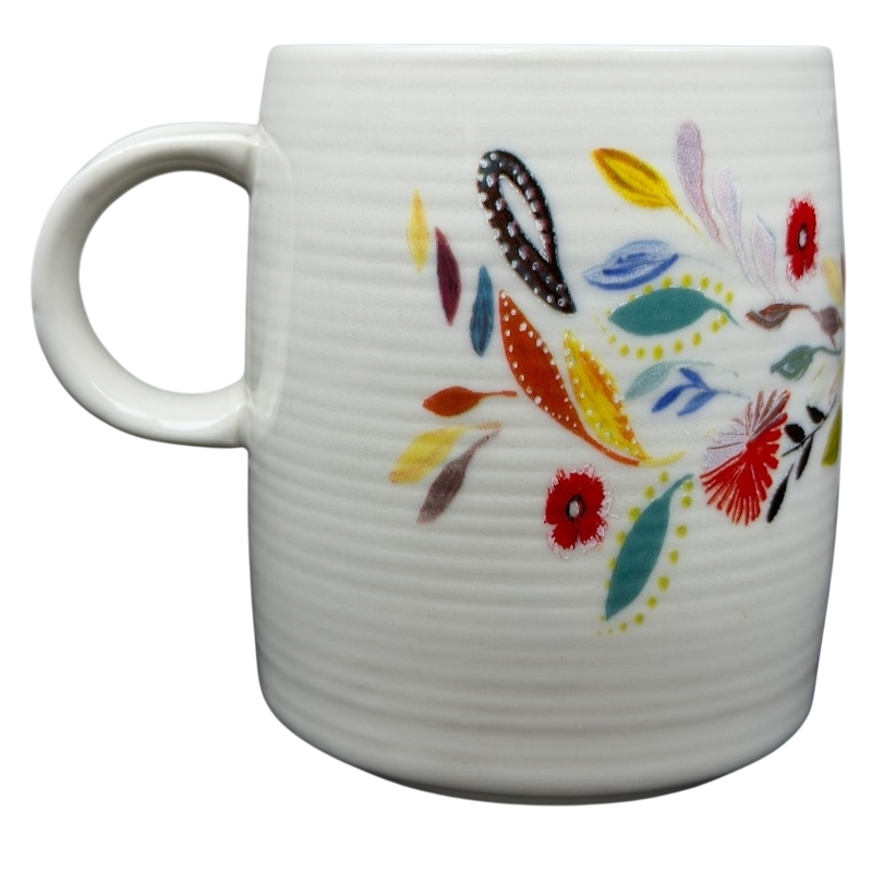 Petal Palette Starla M Halfmann Letter "T" Monogram Initial Mug Anthropologie