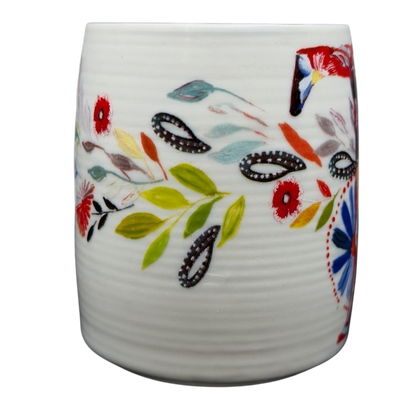 Petal Palette Starla M Halfmann Letter "T" Monogram Initial Mug Anthropologie
