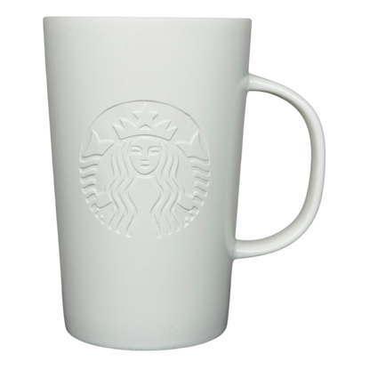 Etched Siren White 12oz Mug 2014 Starbucks