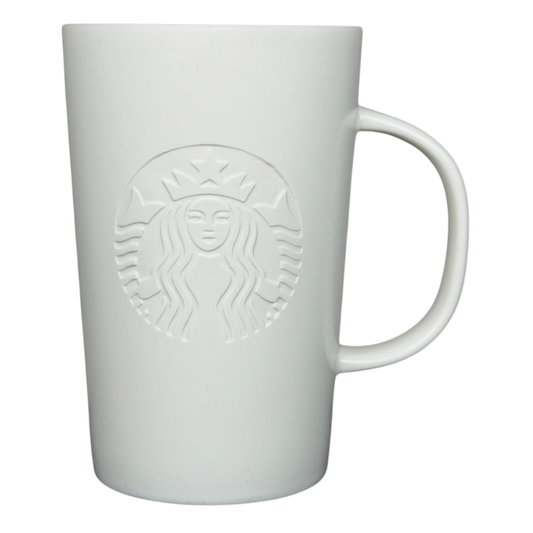 Etched Siren White 12oz Mug 2014 Starbucks
