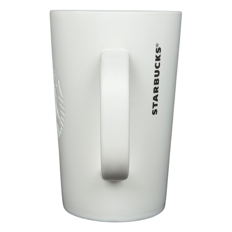 Etched Siren White 12oz Mug 2014 Starbucks