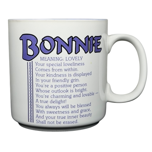 BONNIE Poetry Name Lavender Interior Mug Papel
