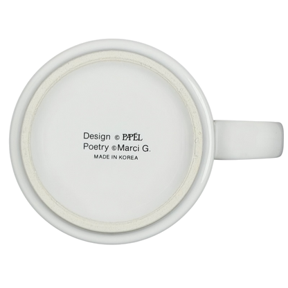 GEORGE Poetry Name Gray Interior Mug Papel