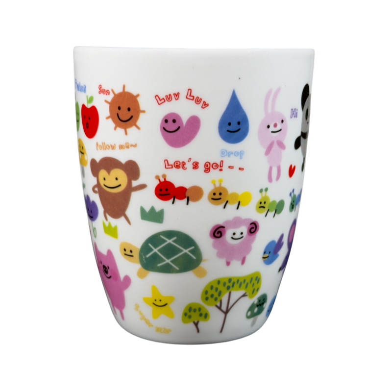 Friends Happy Day Cute Animals Mug Daiso Japan