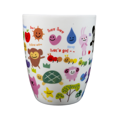 Friends Happy Day Cute Animals Mug Daiso Japan