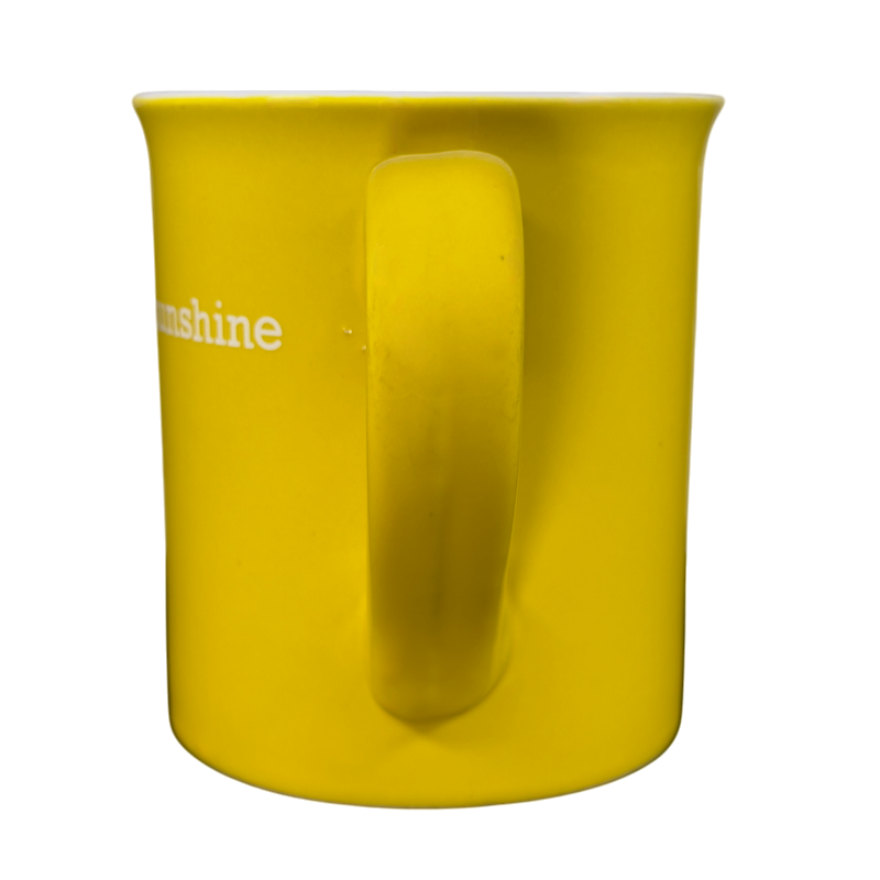 You Are My Sunshine Yellow Mug With White Interior THL