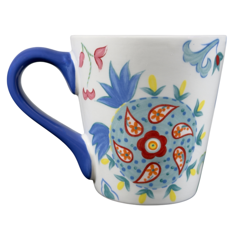 Floral Letter "P" Monogram Initial Mug World Market