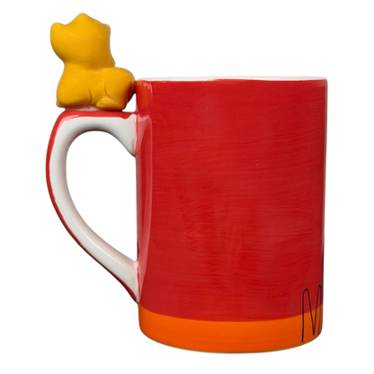 Miss You Cat With Cat On Handle Mug Indra Fine Stoneware