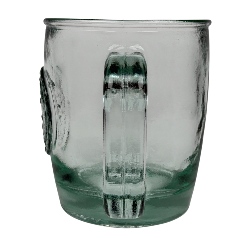 Starbucks San Miguel Recycled Green Glass Mug Made in Spain