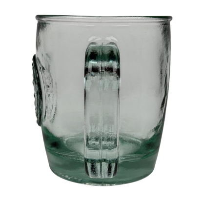 San Miguel Authentic 100% Recycled Green Glass Mug Made In Spain Starbucks