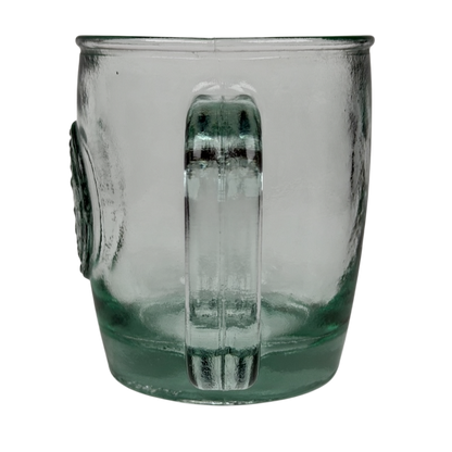 San Miguel Authentic 100% Recycled Green Glass Mug Made In Spain Starbucks