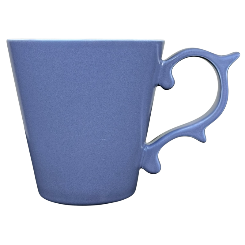 Rococo Scroll Handle Slate Blue Mug 2013 Starbucks Tazo