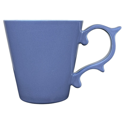 Rococo Scroll Handle Slate Blue Mug 2013 Starbucks Tazo