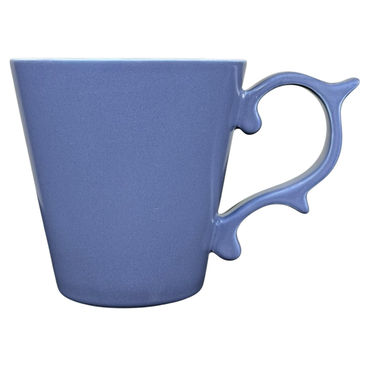 Rococo Scroll Handle Slate Blue Mug 2013 Starbucks Tazo