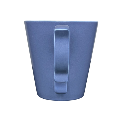 Rococo Scroll Handle Slate Blue Mug 2013 Starbucks Tazo
