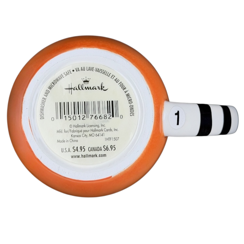 Halloween Jack-O'-Lantern Striped Handle Mug Hallmark
