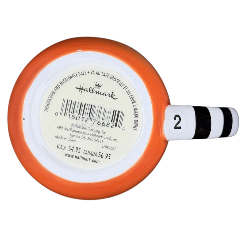 Halloween Jack-O'-Lantern Striped Handle Mug Hallmark