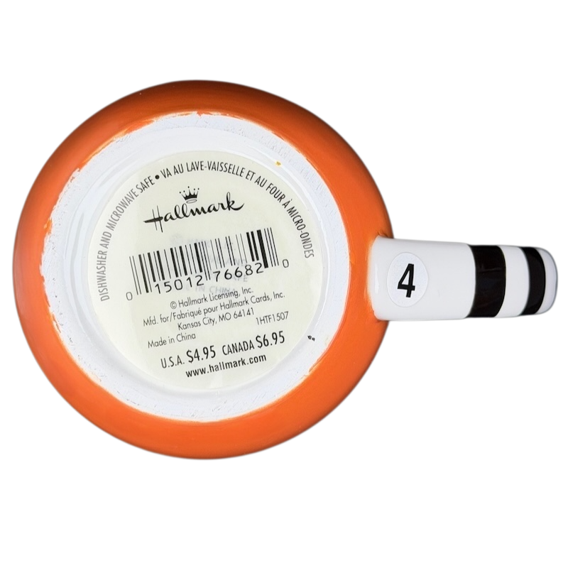 Halloween Jack-O'-Lantern Striped Handle Mug Hallmark