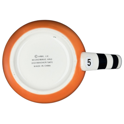 Halloween Jack-O'-Lantern Striped Handle Mug Hallmark