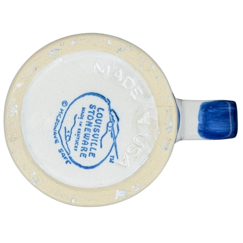 NYSSB 1868 Embossed Braille Mug Louisville Stoneware