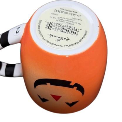 Halloween Jack-O'-Lantern Striped Handle Mug Hallmark