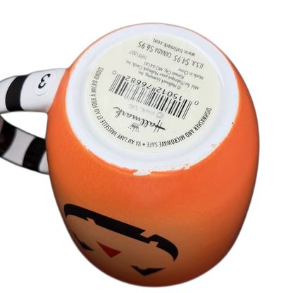 Halloween Jack-O'-Lantern Striped Handle Mug Hallmark