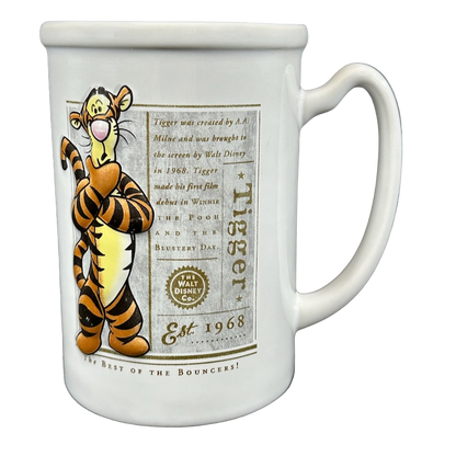Tigger Biography The Best Of The Bouncers! Embossed Mug Disney Store