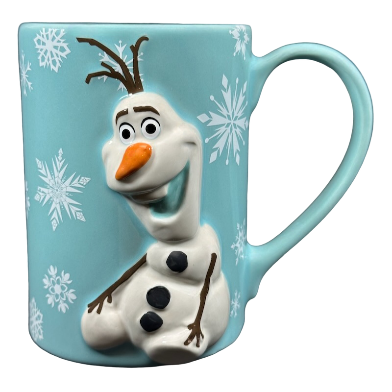 Frozen Olaf I LIKE WARM HUGS 3D Embossed Mug Disney Parks