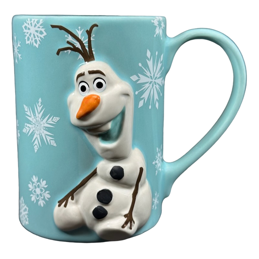 Frozen Olaf I LIKE WARM HUGS 3D Embossed Mug Disney Parks