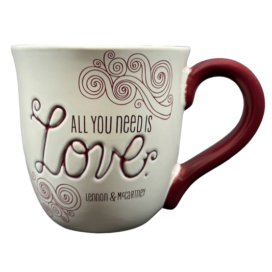 All You Need Is Love Lennon & McCartney Etched Mug Hallmark