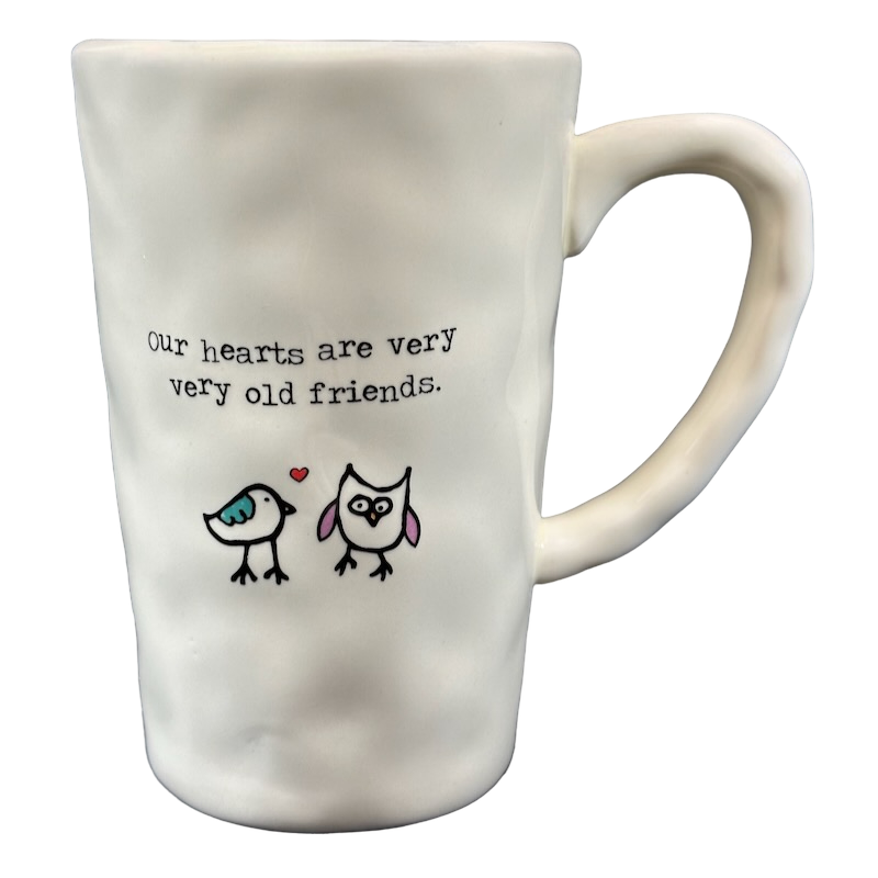 Our Hearts Are Very Very Old Friends Birds Mug Natural Life