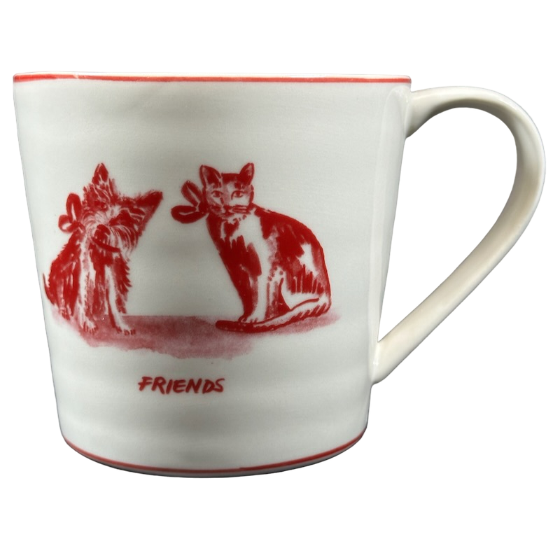 Friends Dog And Cat Molly Hatch Mug Anthropologie