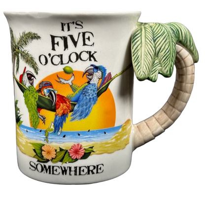 Jimmy Buffett's Margaritaville It's Five O'Clock Somewhere Mug Our Name Is Mud